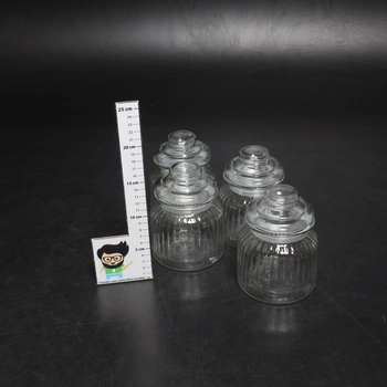 Sada dóz 500 ml sklněné 4 kusy