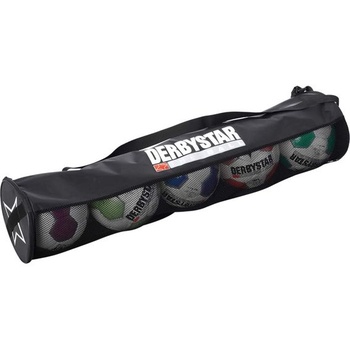 Futbalový vak Derbystar Ball Tube - Čierny - Pre 5 lôpt Priemer: 23 cm, Dĺžka: 105 cm