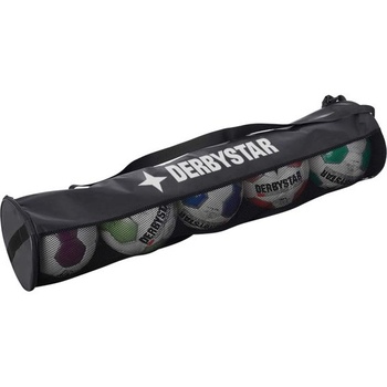 Futbalový vak Derbystar Ball Tube - Čierny - Pre 5 lôpt Priemer: 23 cm, Dĺžka: 105 cm