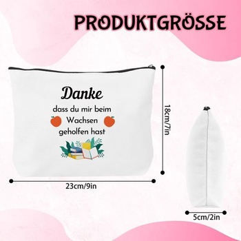 Darček na rozlúčku pre učiteľov, darčeky s poďakovaním pre učiteľov, kozmetická taštička, kozmetická
