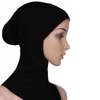 2/Sada muslimských pokrývek hlavy, hidžábových čepic, islámských šátků s vysokou elasticitou,