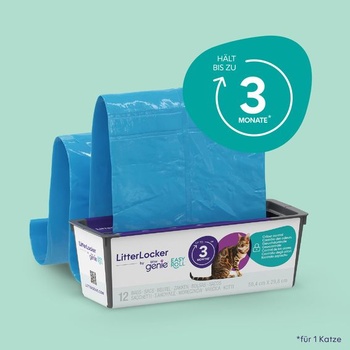 Náhradná kazeta Litter Genie LitterLocker od Litter Genie EasyRoll, 3-mesačná, jedna veľkosť