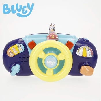 Volant kočárku ColorBaby Bluey 39146, připevňovací rukojeť, barevný design, Bluey, Bingo a jeho