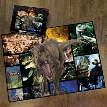 Kolážové puzzle Jurský svět s motivem Aquarius (puzzle s 1000 dílky) – Oficiálně licencované zboží