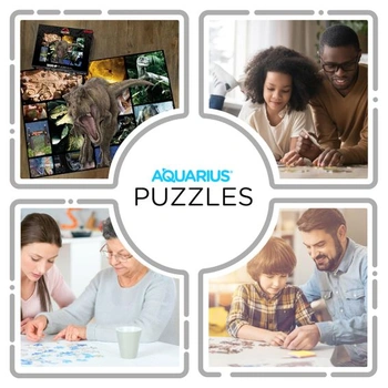 Kolážové puzzle Jurský svět s motivem Aquarius (puzzle s 1000 dílky) – Oficiálně licencované zboží