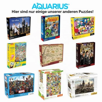 Kolážové puzzle Jurský svět s motivem Aquarius (puzzle s 1000 dílky) – Oficiálně licencované zboží