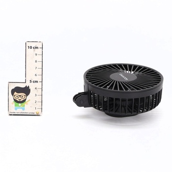 Gaiatop USB stolní ventilátor, malý, ale výkonný, přenosný, tichý, 3 rychlosti větru, stolní osobní
