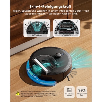 Robotický vysávač Lefant M330 s mopom