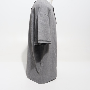 Pánske šedé tričko HMIYA Henley XXL