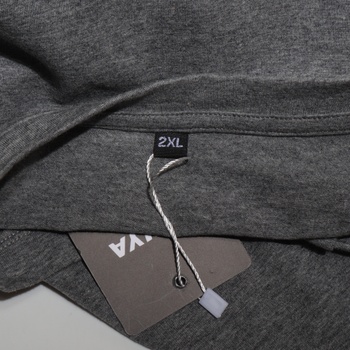 Pánske šedé tričko HMIYA Henley XXL