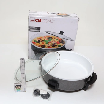 Clatronic® Party Pan | Multifunkční pánev na vaření, smažení a další | Pekáč s keramickým povrchem