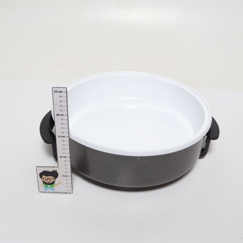Clatronic® Party Pan | Multifunkčná panvica na varenie, vyprážanie a ďalšie | Pekáč s keramickým povrchom