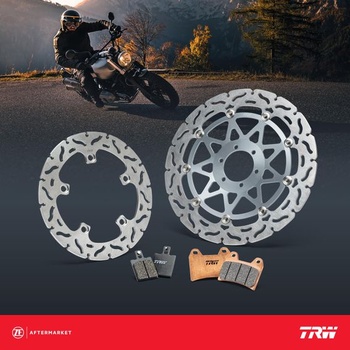 Súprava brzdových doštičiek TRW MCB703SV Sinterované Street pre prednú nápravu Hyosung GT a ďalšie