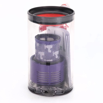 Náhradná priehľadná nádoba na prach pre Dyson V10 SV12 SV13 SV27, obsahuje HEPA filter, náhradné diely