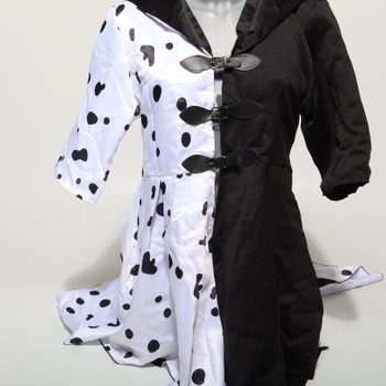 Kostým Cruella Detský veľ. M KUJAIS