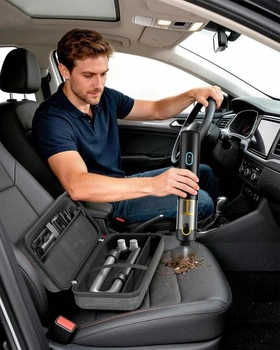 Sáček do ručního vysavače ProCase pro příslušenství k autovysavačům Fanttik - šedý
