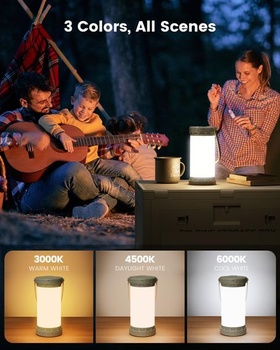 Dobíjacia kempingová lampa Glocusent