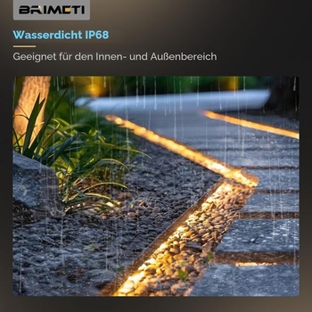 BRIMETI LED pásik 5M 12V COB samolepiaci 5M vodotesný IP68 neutrálna biela 4000K 320 LED/m šírka