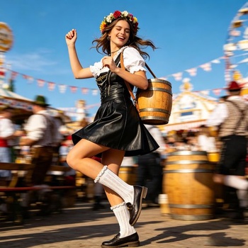 4 páry tradičných dámskych ponožiek, biele dirndl ponožky s volánikmi, priedušné sieťované ponožky na