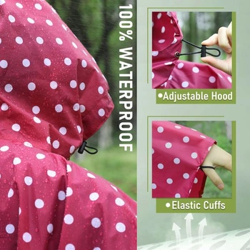 Nepromokavá pončo SaphiRose PONCHO
