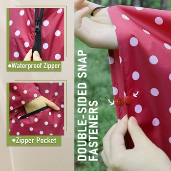 Nepromokavá pončo SaphiRose PONCHO