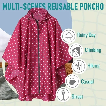 Nepromokavá pončo SaphiRose PONCHO
