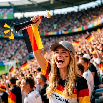 Súprava 4 kusov nemeckých fanúšikovských predmetov pre významnú futbalovú udalosť v roku 2026 - 2x