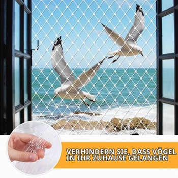 Síť pro kočky na balkon bez vrtání, ochranná síť pro kočky 8x3m, ochranná síť pro kočky s