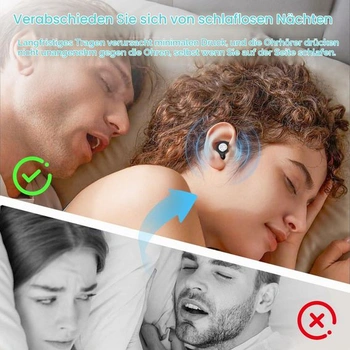 Balení 8 špuntů do uší na spaní, špunty do uší do letadla s hlubokou ochranou proti hluku 45 dB ve
