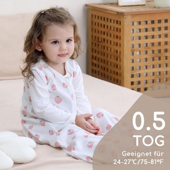 Dětský spací pytel, letní, 0,5 tog, letní spací pytel pro 18-24 měsíců