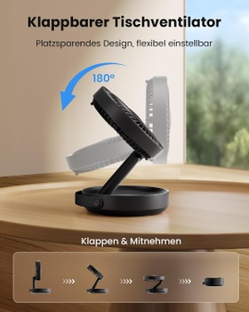 Ventilátor Gaiatop skládací stolní