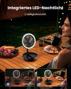 Ventilátor Gaiatop skládací stolní