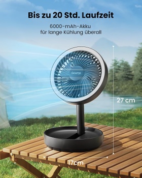 Ventilátor Gaiatop skládací stolní
