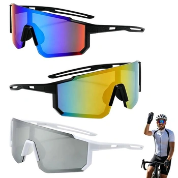 Balení 3 sportovních slunečních brýlí, cyklistické brýle,…