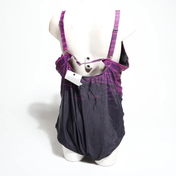 Dámske plavky Hanna Nikole, tvarujúce strih, plus size, jednodielne, s push-up efektom, s