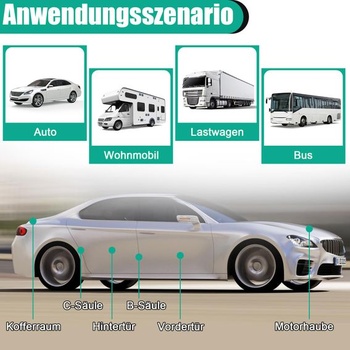 Tesnenie dverí automobilu samolepiace 10,2 m - 5-komorové gumové tesnenie EPDM