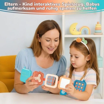 Cestovní hračka v letadle - aktivní tabule pro děti, Montessori hračka, sešit aktivit na cesty v