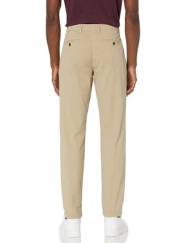 Pánske ležérne strečové chino nohavice Amazon Essentials, úzky strih, celodenný strih, veľkosť 32W