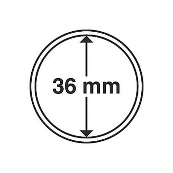 Kapsule na mince Lighthouse Grips 36 mm (balenie 10 kusov), odolné proti poškriabaniu a bezpečné