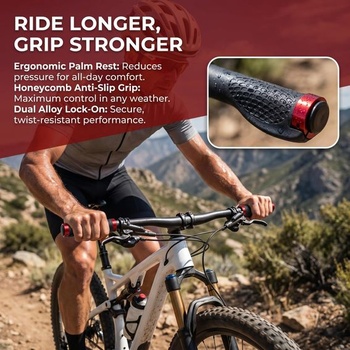 Ergonomické rukoväte na bicykel, univerzálne rukoväte na horské bicykle, protišmykové rukoväte na bicykel,