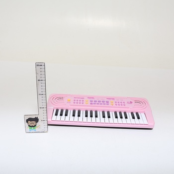Elektronické klávesy pre deti vo veku 3, 4, 5, 6, 7 a 8 rokov, piano s mikrofónom, multifunkčné
