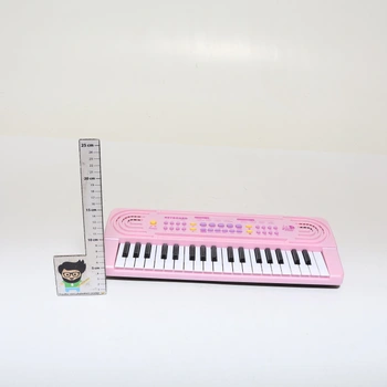 Elektronické klávesy pro děti ve věku 3, 4, 5, 6, 7 a 8 let, piano s mikrofonem, multifunkční