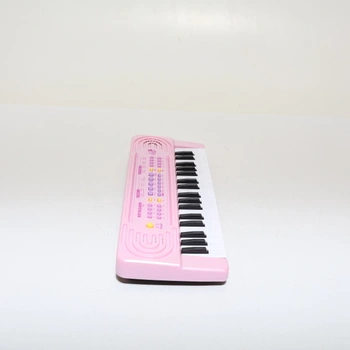 Elektronické klávesy pro děti ve věku 3, 4, 5, 6, 7 a 8 let, piano s mikrofonem, multifunkční