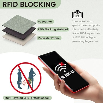 Dámska malá peňaženka Pomelo Best s RFID ochranou, mini kabelka z mäkkej PU kože, štýlový tlačený