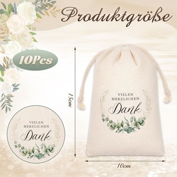 10dílná sada dárků na poděkování pro učitele, dárky na párty, dárkové tašky na promoci, křtiny,
