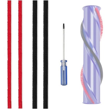4 náhradné diely s plyšovou kefou pre originálne nové vysávače Dyson V7, V8, V10, V11 s priamym