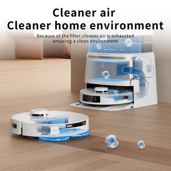 4 HEPA filtre pre ECOVACS T30S COMBO COMPLETE, príslušenstvo pre robotické vysávače ECOVACS DEEBOT