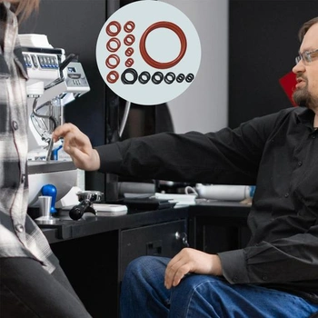 30 prémiových silikónových O-krúžkov pre kávovary - kompatibilné s Philips, Saeco, Spidom a Gaggia