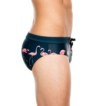 Nové sexy pánske plavky s nízkym pásom, brazílsky strih, športové surfové pánske boxerky, veľkosť