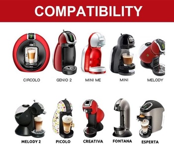 Opakovaně použitelné kávové kapsle pro kávovar Dolce Gusto, BENFUCHEN plnitelné kávové kapsle,